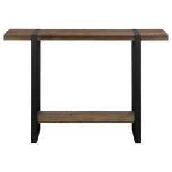 Table console - 2 niveaux, 1 tablette, rectangulaire - 48