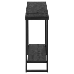 Table console - 2 niveaux, 1 tablette, rectangulaire - 48