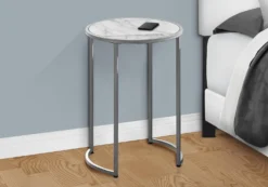 Table d'appoint - base courbe en forme de u, ronde - 24