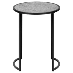 Table d'appoint - base courbe en forme de u, ronde - 24
