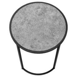 Table d'appoint - base courbe en forme de u, ronde - 24