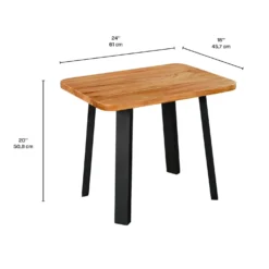 Table d'appoint en bois massif