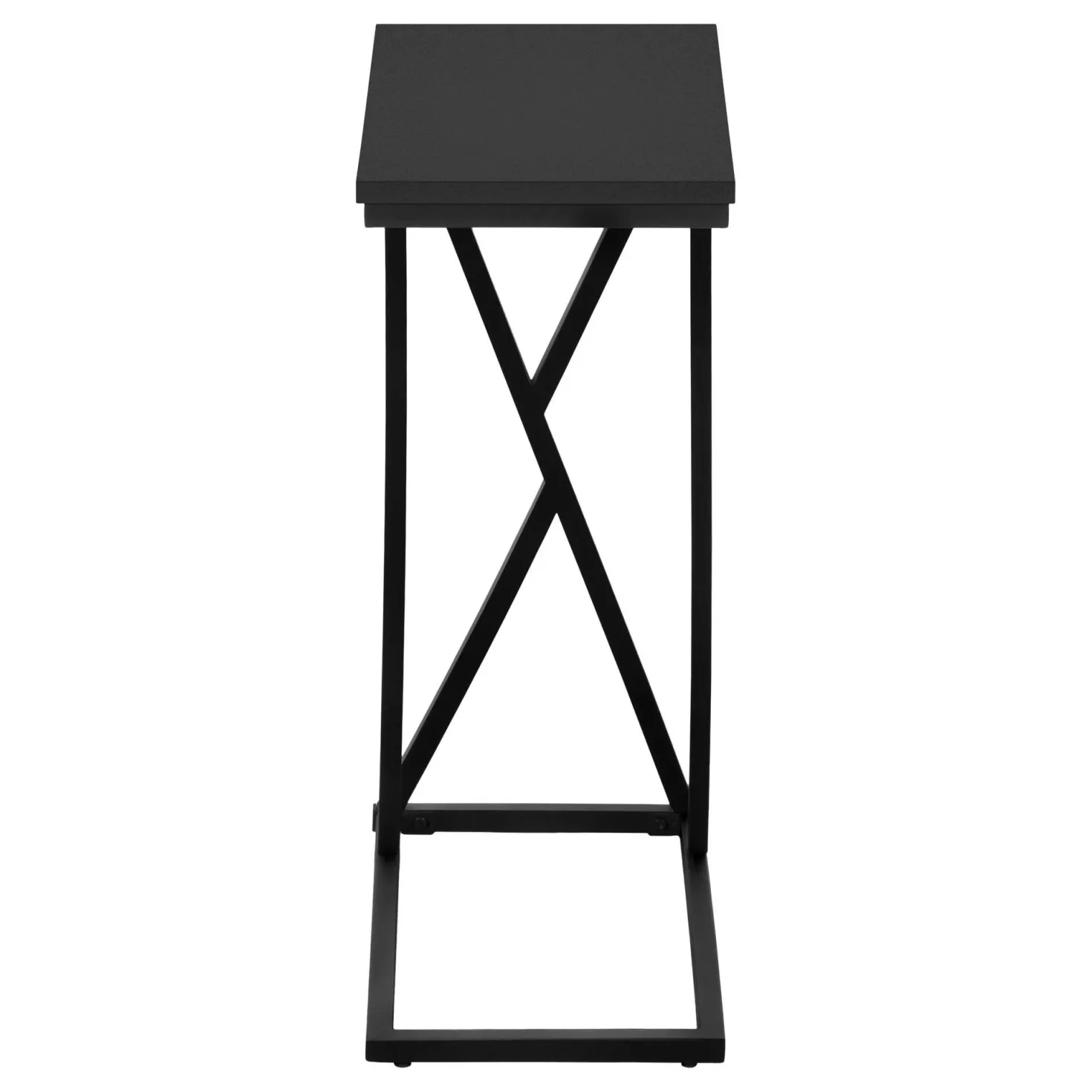Table d'appoint en c - base avec motif des triangles asymétriques, rectangul - Monarch