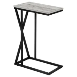Table d'appoint en c - base avec motif des triangles asymétriques, rectangul - Monarch