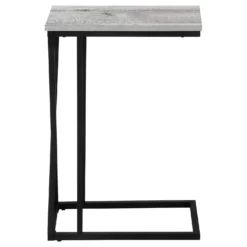 Table d'appoint en c - base avec motif des triangles asymétriques, rectangul - Monarch