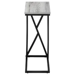 Table d'appoint en c - base avec motif des triangles asymétriques, rectangul - Monarch
