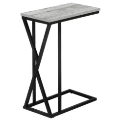Table d'appoint en c - base avec motif des triangles asymétriques, rectangul - Monarch