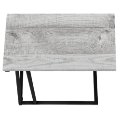 Table d'appoint en c - base avec motif des triangles asymétriques, rectangul - Monarch