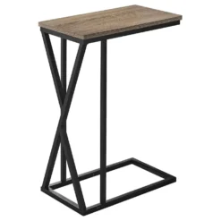 Table d'appoint en c - base avec motif des triangles asymétriques, rectangul - Monarch