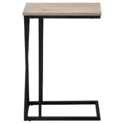 Table d'appoint en c - base avec motif des triangles asymétriques, rectangul - Monarch