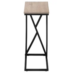 Table d'appoint en c - base avec motif des triangles asymétriques, rectangul - Monarch