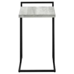 Table d'appoint en forme de c - dessus de panneau épais, large, rectangulai - Monarch