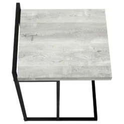 Table d'appoint en forme de c - dessus de panneau épais, large, rectangulai - Monarch