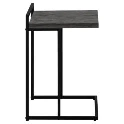 Table d'appoint en forme de c - dessus de panneau épais, large, rectangulai - Monarch