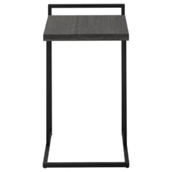 Table d'appoint en forme de c - dessus de panneau épais, large, rectangulai - Monarch