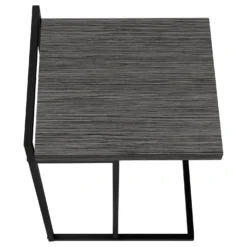 Table d'appoint en forme de c - dessus de panneau épais, large, rectangulai - Monarch