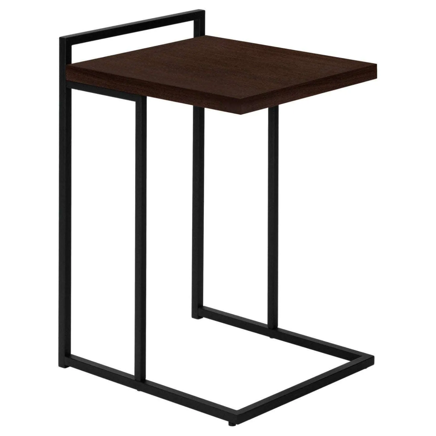 Table d'appoint en forme de c - dessus de panneau épais, large, rectangulai - Monarch
