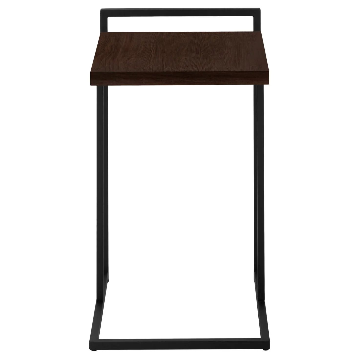 Table d'appoint en forme de c - dessus de panneau épais, large, rectangulai - Monarch