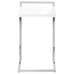 Table d'appoint en forme de c - dessus de panneau épais, large, rectangulai - Monarch