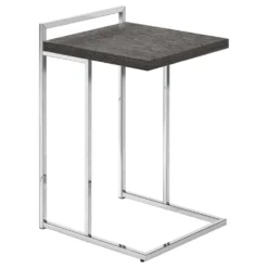 Table d'appoint en forme de c - dessus de panneau épais, large, rectangulai - Monarch