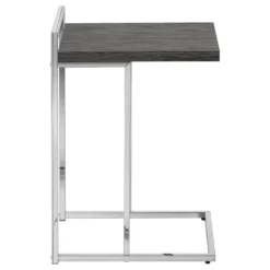Table d'appoint en forme de c - dessus de panneau épais, large, rectangulai - Monarch