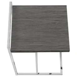Table d'appoint en forme de c - dessus de panneau épais, large, rectangulai - Monarch