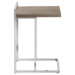 Table d'appoint en forme de c - dessus de panneau épais, large, rectangulai - Monarch
