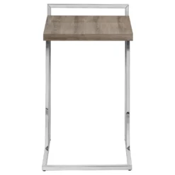 Table d'appoint en forme de c - dessus de panneau épais, large, rectangulai - Monarch