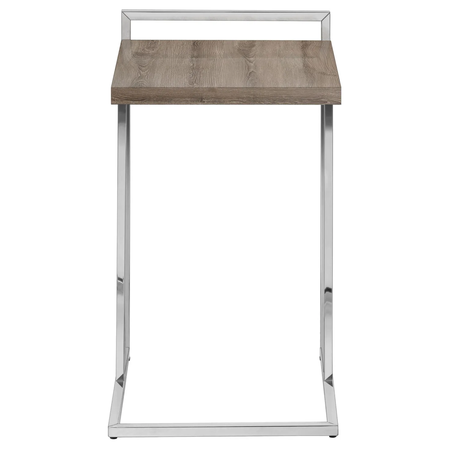 Table d'appoint en forme de c - dessus de panneau épais, large, rectangulai - Monarch