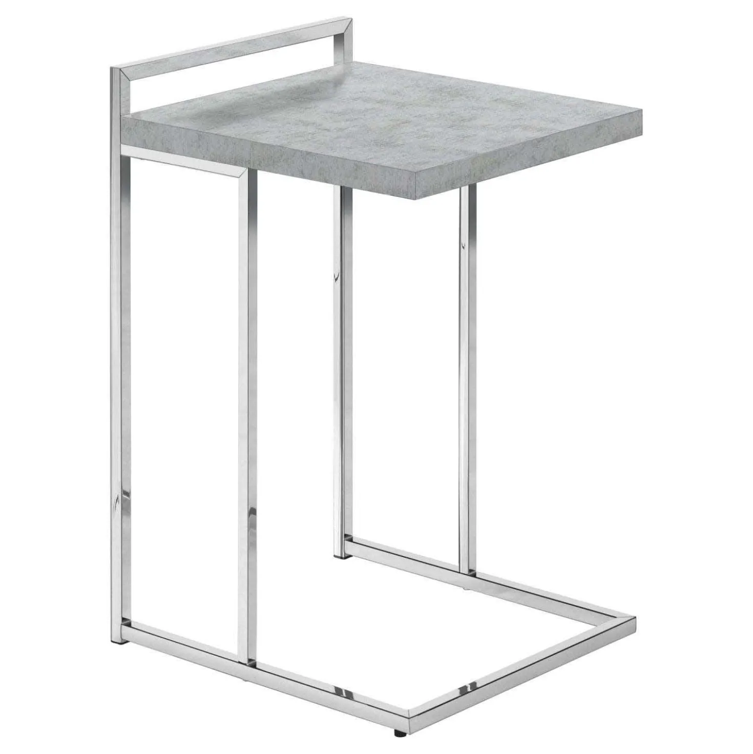 Table d'appoint en forme de c - dessus de panneau épais, large, rectangulai - Monarch