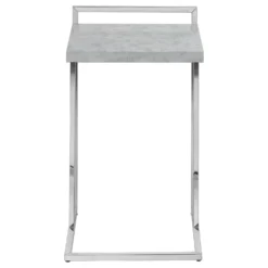 Table d'appoint en forme de c - dessus de panneau épais, large, rectangulai - Monarch