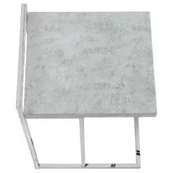 Table d'appoint en forme de c - dessus de panneau épais, large, rectangulai - Monarch