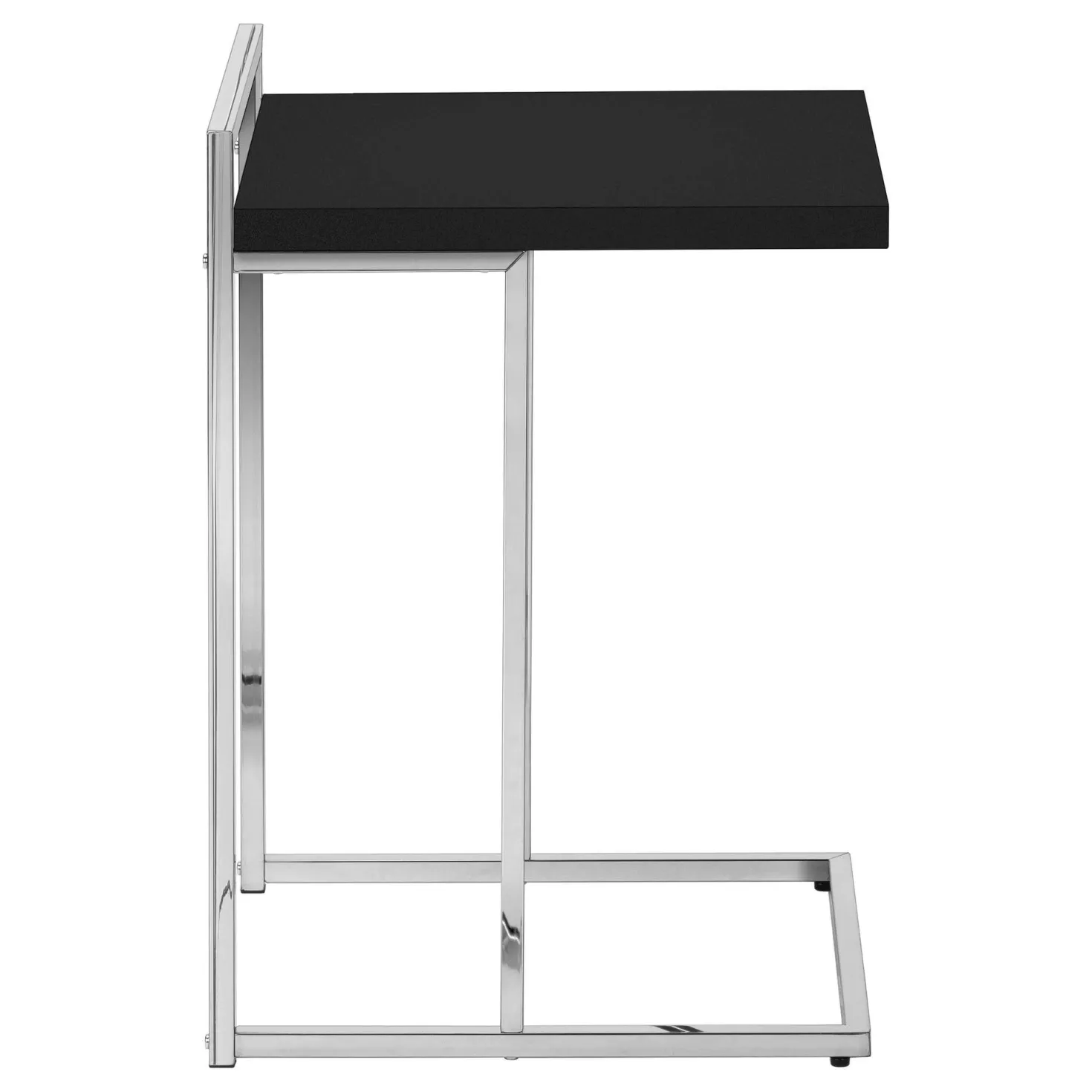 Table d'appoint en forme de c - dessus de panneau épais, large, rectangulai - Monarch