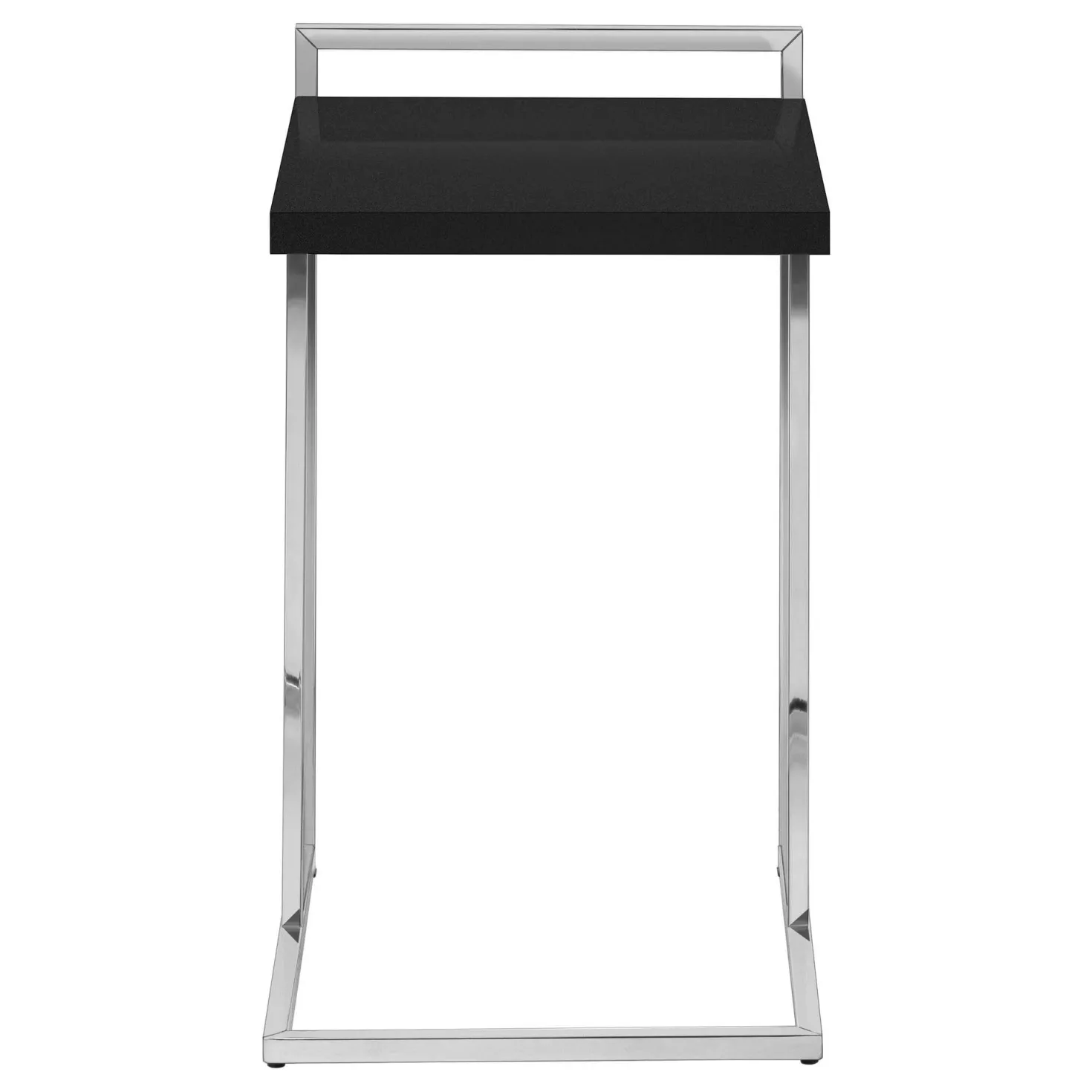 Table d'appoint en forme de c - dessus de panneau épais, large, rectangulai - Monarch