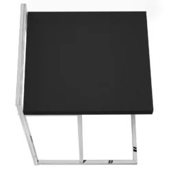 Table d'appoint en forme de c - dessus de panneau épais, large, rectangulai - Monarch