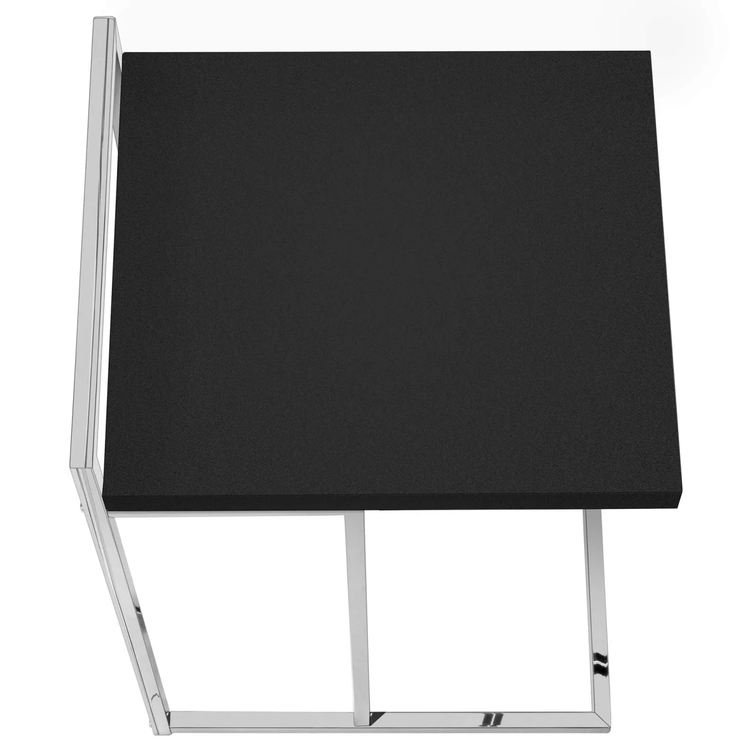Table d'appoint en forme de c - dessus de panneau épais, large, rectangulai - Monarch
