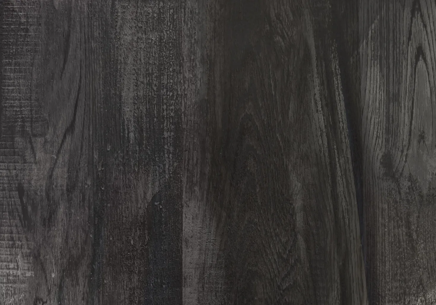 Table d'appoint - faux bois noir, métal noir - Monarch
