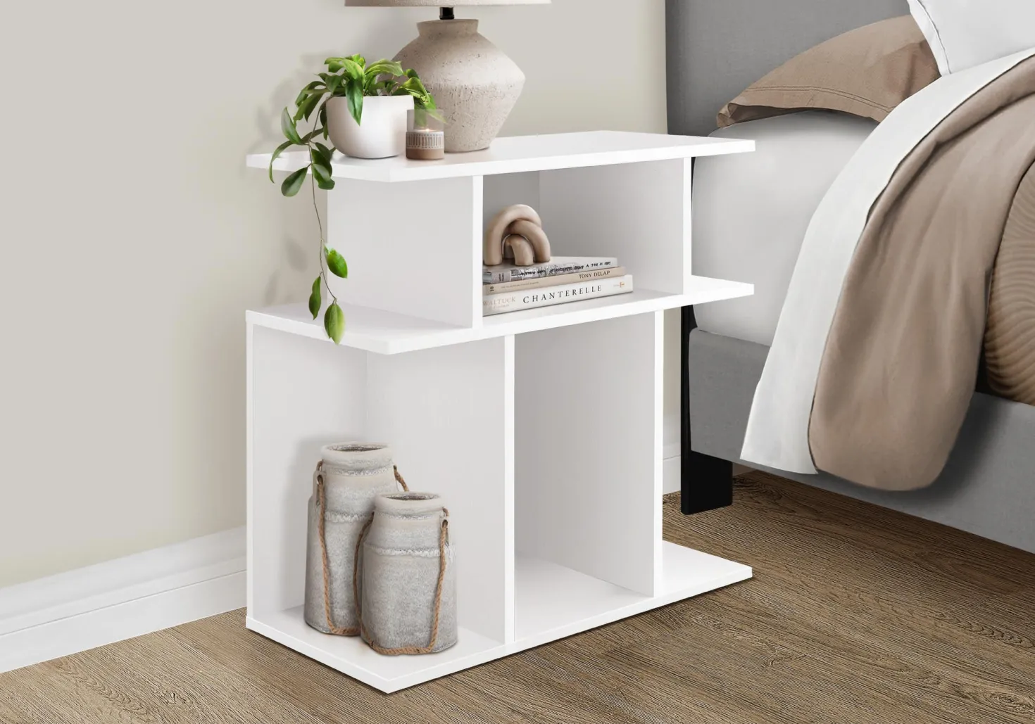 Table d'appoint - 24"H, blanche - Monarch