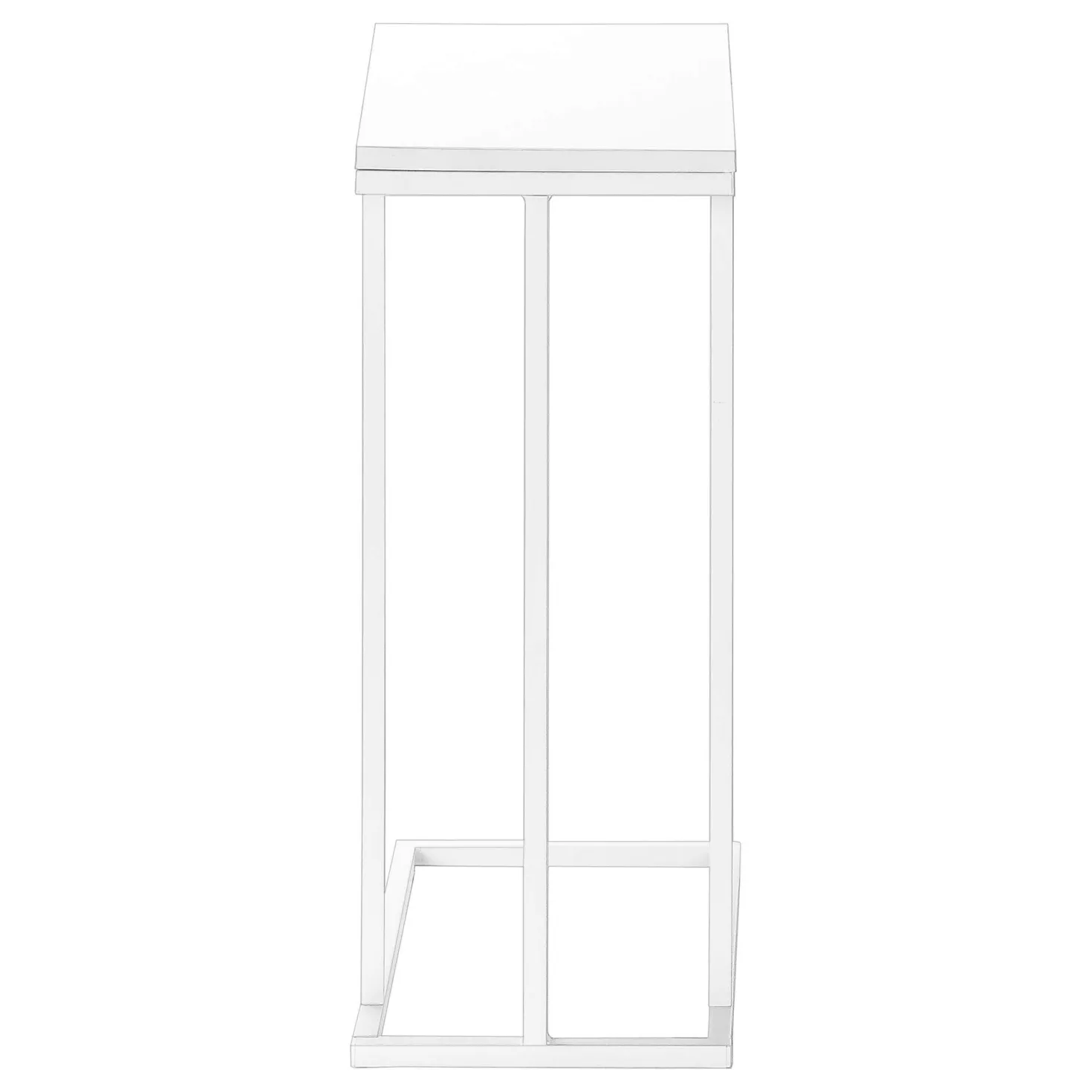 Table d'appoint - 25"H, blanc, métal blanc - Monarch