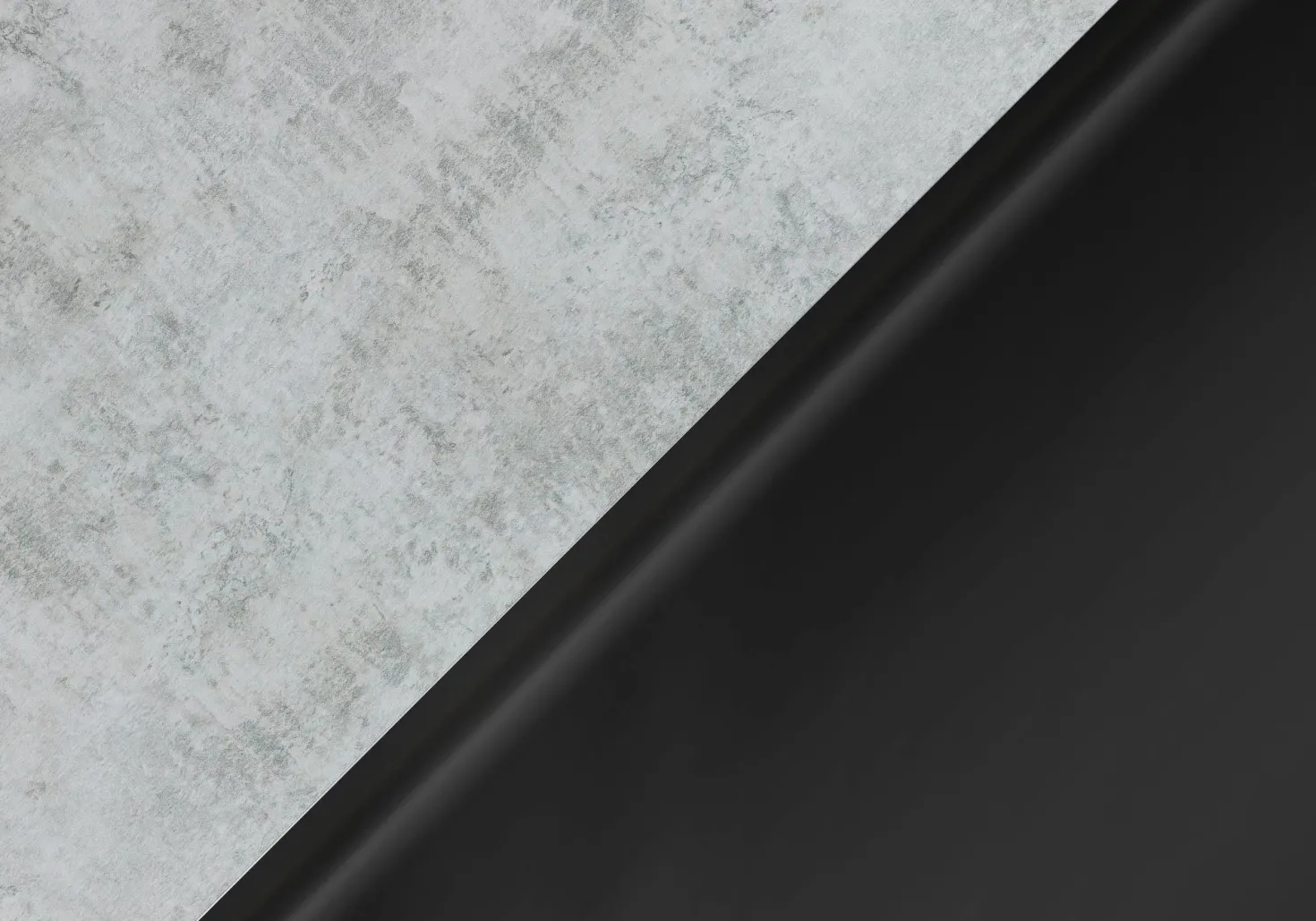 Table d'appoint - 24"H, gris cimente, métal nickel noir - Monarch
