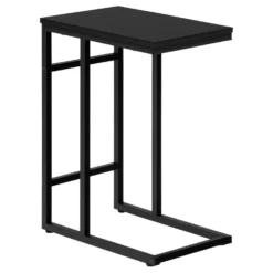 Table d'appoint - 24"H, noir, métal noir - Monarch