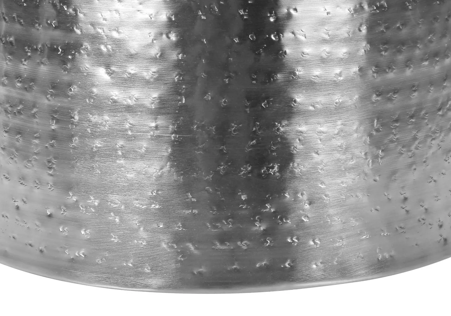 Table d'appoint - 22"H, table de bout drum métal chrome - Monarch