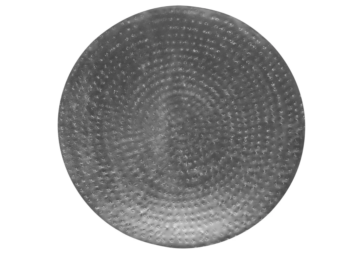 Table d'appoint - 22"H, table de bout drum métal chrome - Monarch