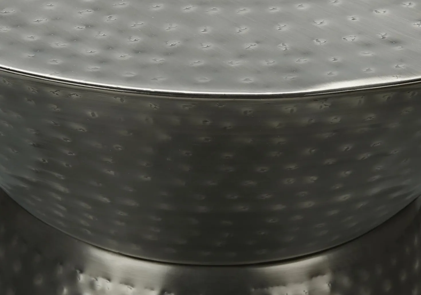 Table d'appoint - 22"H, table de bout drum métal gris - Monarch