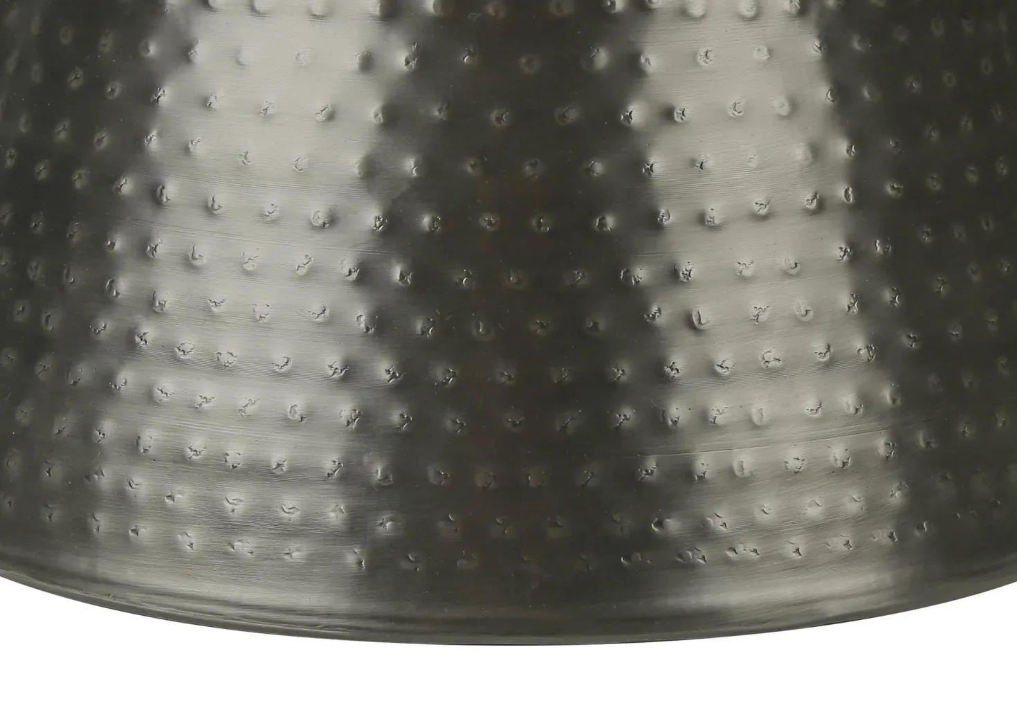 Table d'appoint - 22"H, table de bout drum métal gris - Monarch