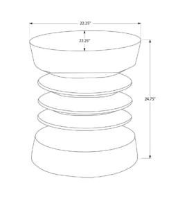Table d'appoint intérieur ou extérieur 25