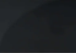 Table d'appoint - métal noir, verre trempé noir - Monarch