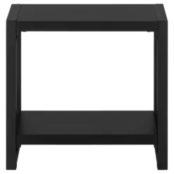 Table d'appoint - 2 niveaux, 1 tablette, panneaux épais, rectangulaire - 2 - Monarch