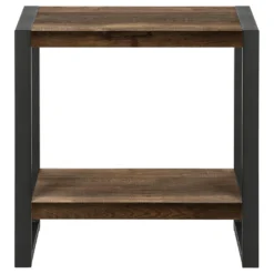 Table d'appoint - 2 niveaux, 1 tablette, rectangulaire - 24