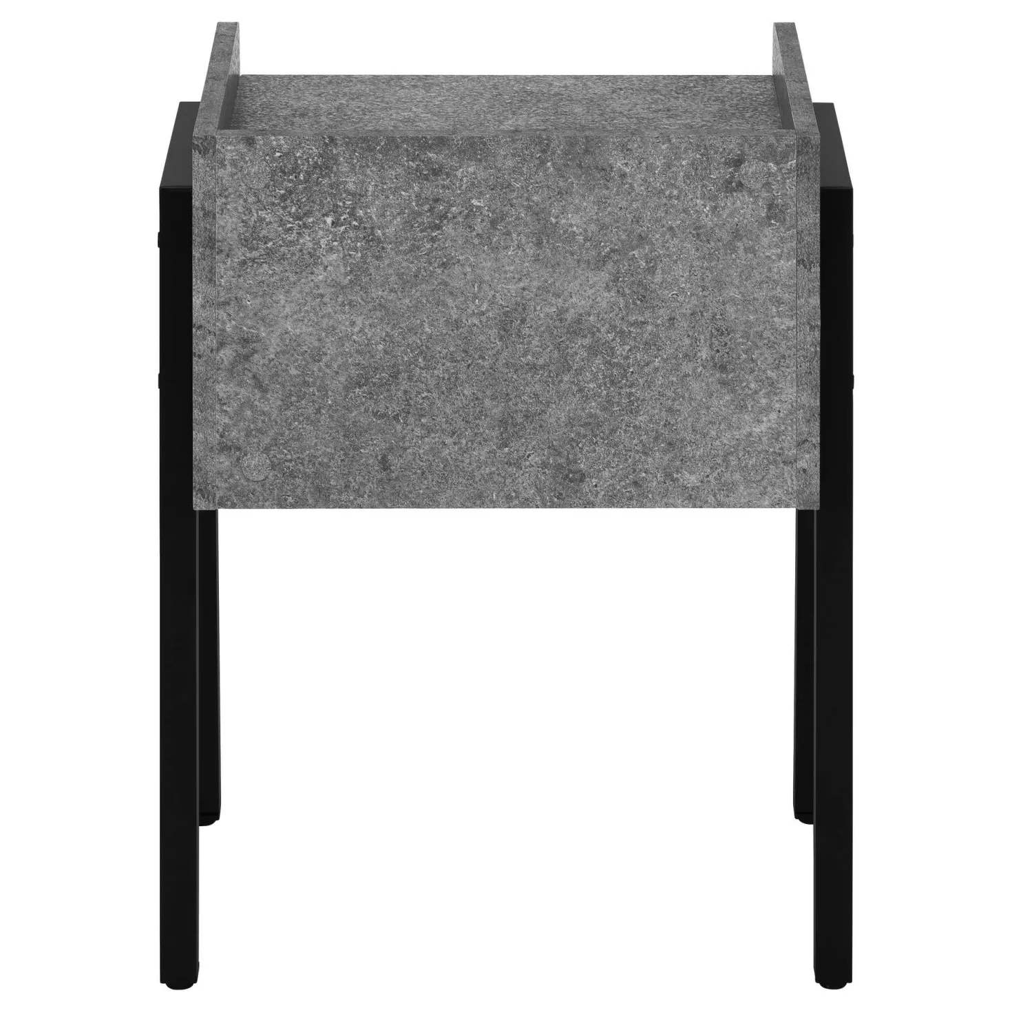 Table d'appoint, table de nuit - dessus de style plateau, 1 compartiment de - Monarch